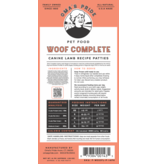 Oma's Pride Oma's Pride Raw Frozen Dog Food | Woof Complete Patties Lamb Recipe 6 lb (*Frozen Products for Local Delivery or In-Store Pickup Only. *)