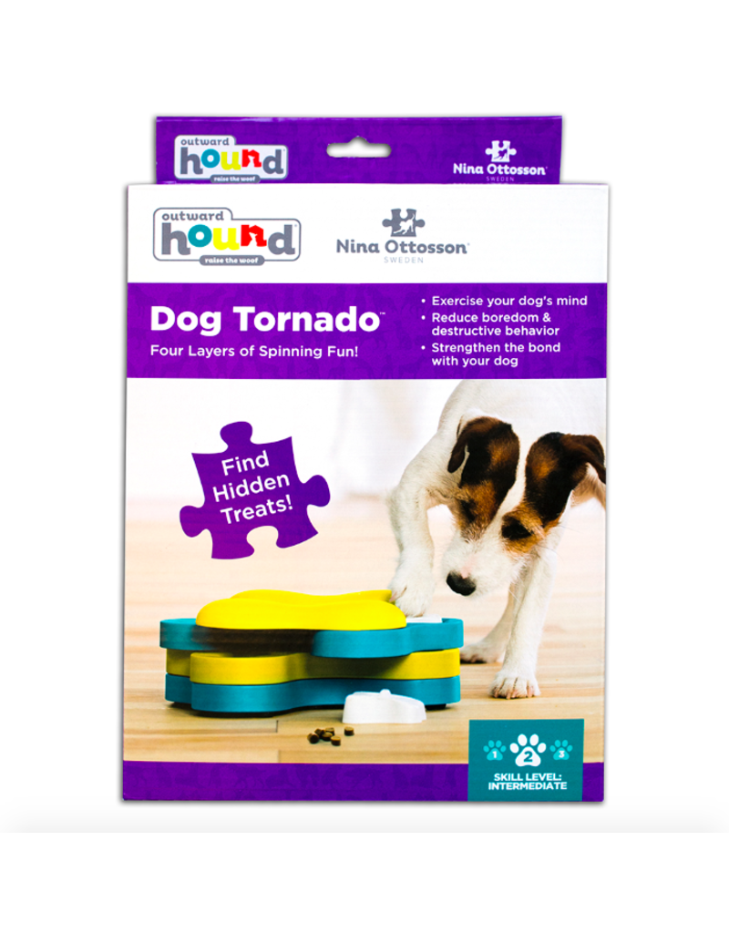 Outward Hound Nina Ottoson Dog Tornado Puzzle Treat Feeder - The Pet Beastro