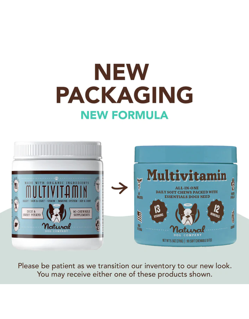 Natural Dog Company Natural Dog Company Supplements | Multivitamin Chews 90 ct 10 oz