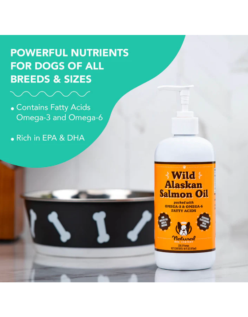 Natural Dog Company Natural Dog Company Supplements | Wild Alaskan Salmon Oil 16 oz
