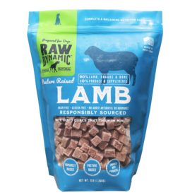 Raw Dynamic Raw Dynamic Frozen Raw Dog Food | Pasture Raised Lamb Cubes 3 lb (*Frozen Products for Local Delivery or In-Store Pickup Only. *)