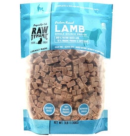 Raw Dynamic Raw Dynamic Frozen Raw Cat Food | Pasture Raised Lamb Cubes 3 lb (*Frozen Products for Local Delivery or In-Store Pickup Only. *)