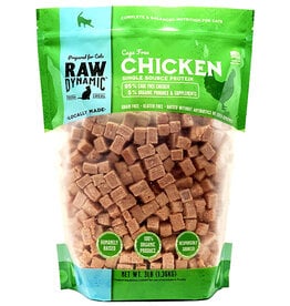 Raw Dynamic Raw Dynamic Frozen Raw Cat Food | Cage Free Chicken Cubes 3 lb (*Frozen Products for Local Delivery or In-Store Pickup Only. *)