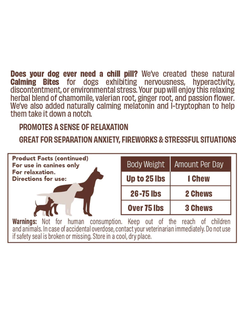 Natural Dog Company Natural Dog Company Supplements | Calming Chews 90 ct