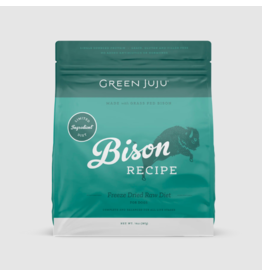 Green Juju DISC/M Green Juju Freeze Dried Raw Diet | LID Bison Recipe for Dogs 14 oz