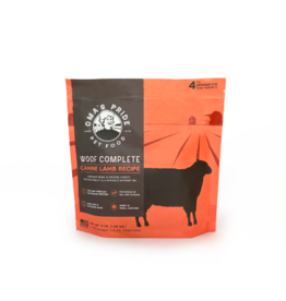 Oma's Pride Oma's Pride Raw Frozen Dog Food | Woof Complete Patties Lamb Recipe 3 lb CASE (*Frozen Products for Local Delivery or In-Store Pickup Only. *)