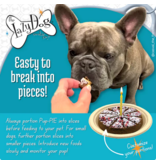 Lazy Dog Cookie Co. Lazy Dog Pup-PIE Dog Treats | Happy Birthday Darling Girl 5 oz