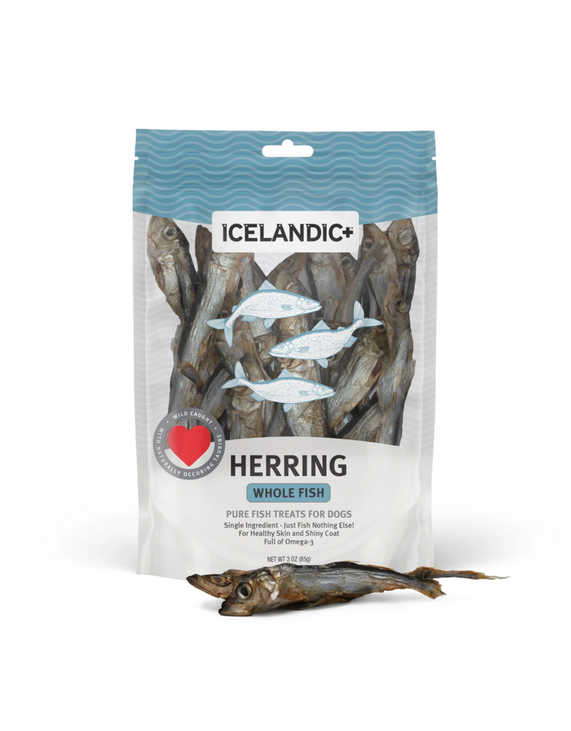 IcelandicPLUS Icelandic+ Dog Treats | Whole Herring 3 oz
