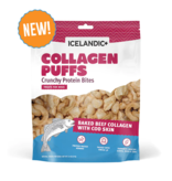IcelandicPLUS Icelandic+ Beef Collagen Puff Bites | Fish Cod Skin 2.5 oz