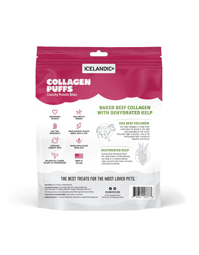 IcelandicPLUS Icelandic+ Beef Collagen Puff Bites | Kelp 2.5 oz