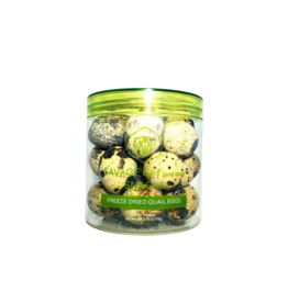 Savage Cat z Savage Cat Freeze Dried Pet Treats | Whole Quail Eggs 2.75 oz