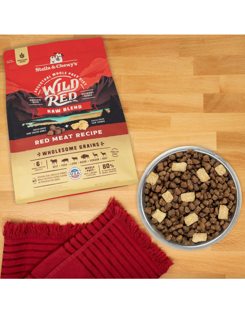 Stella & Chewy's Stella & Chewy's Raw Blend Wholesome Grains Dog Kibble | Red Meat Recipe 21 lb