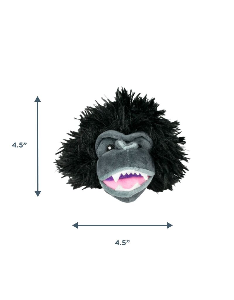 Tall Tails Tall Tails Plush Dog Toys | Gorilla Hidden Squeaker 4"