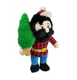 Tall Tails Tall Tails Plush Dog Toys | Paul Bunyan with Squeaker & Rope 14"