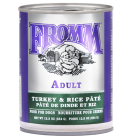 Fromm Fromm Classic Dog Food Can | Turkey & Rice Pate 12.5 oz CASE
