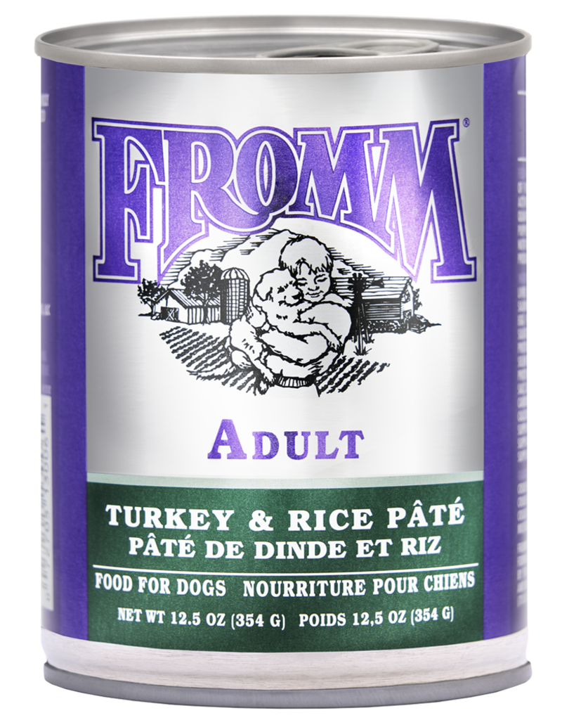 Fromm Fromm Classic Dog Food Can | Turkey & Rice Pate 12.5 oz single