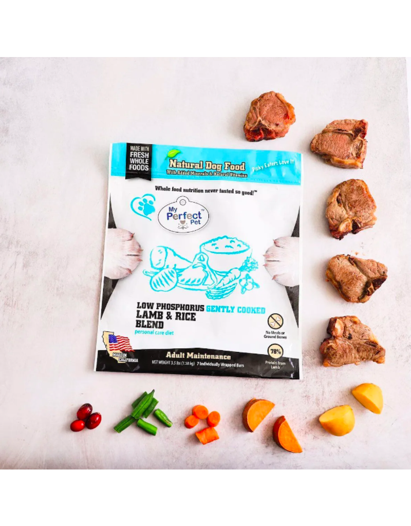 My Perfect Pet My Perfect Pet Gently Cooked Dog Food | Low Phosphorus Lamb Blend 3.5 lb (*Frozen Products for Local Delivery or In-Store Pickup Only. *)