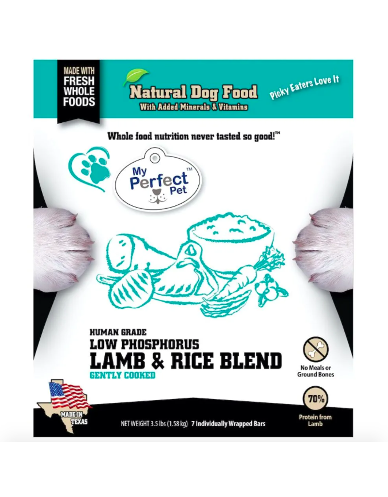 My Perfect Pet My Perfect Pet Gently Cooked Dog Food | Low Phosphorus Lamb Blend 3.5 lb (*Frozen Products for Local Delivery or In-Store Pickup Only. *)