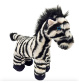 Fluff & Tuff Fluff & Tuff Inc. Dog Toys | Bobby Zebra Medium