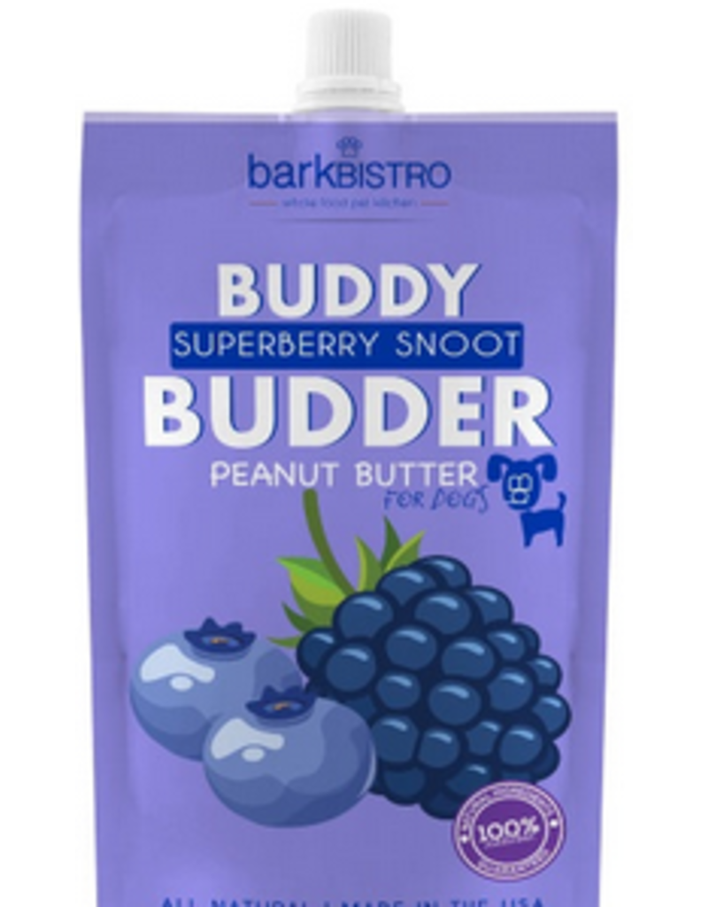 Bark Bistro Bark Bistro Buddy Budder | Superberry Snoot Peanut Butter 4 oz Pouch
