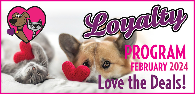 Love is in the Air With Our February Pet Essentials Savings 