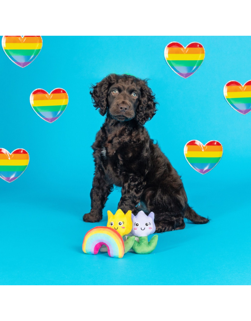 Pet Shop Pet Shop Fringe Studio Easter Plush Dog Toy | Mini Easter Love Blooms 3 pk