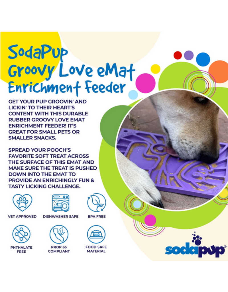 SodaPup SodaPup E-Mat | Groovy Love Purple