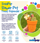 SodaPup SodaPup Enrichment Toys | Flower Pot Orange