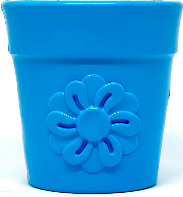 SodaPup Enrichment Toys | Flower Pot Blue - The Pet Beastro