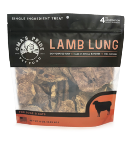 Oma's Pride Oma's Pride Dehydrated Lamb Lung Chips 8 oz single