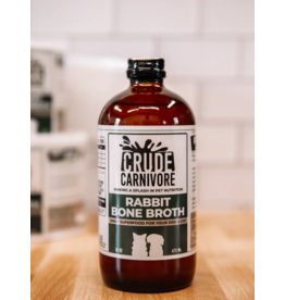 Crude Carnivore Crude Carnivore Bone Broth | Rabbit 16 oz