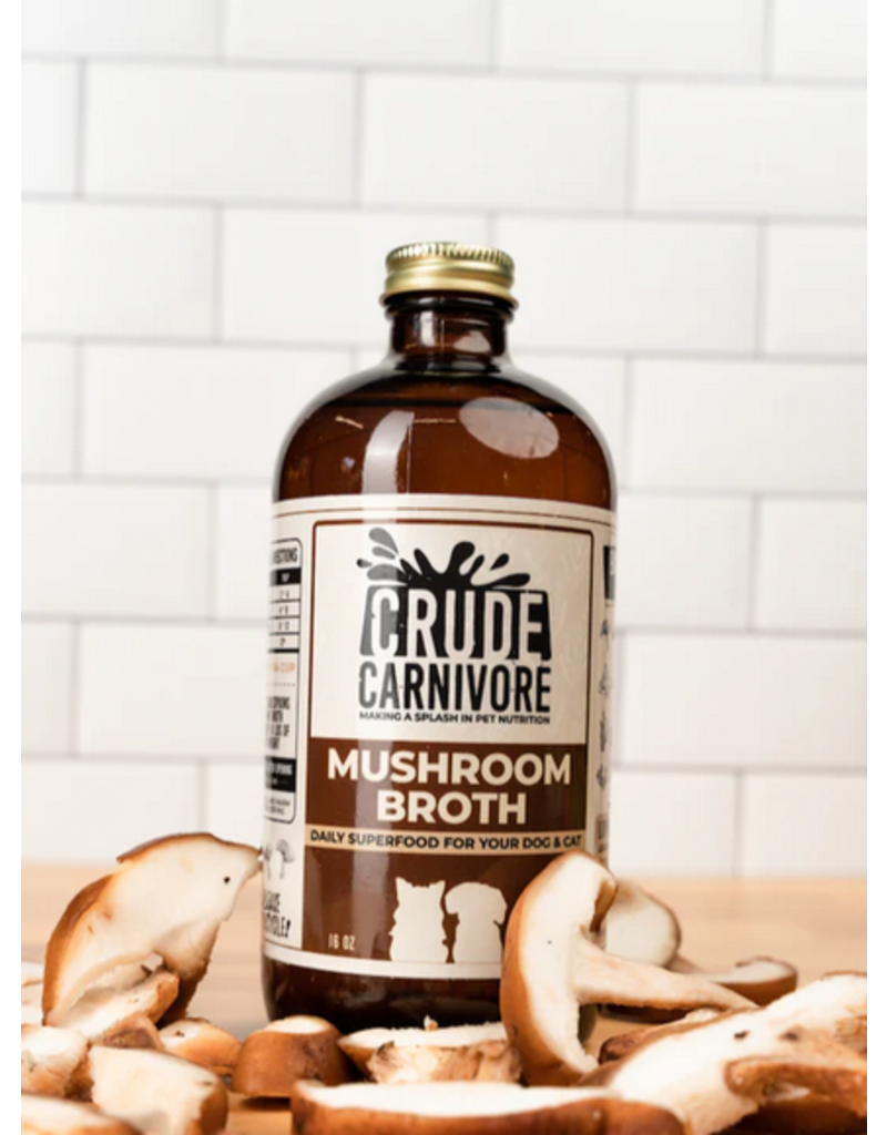 Crude Carnivore Crude Carnivore Bone Broth | Mushroom 16 oz