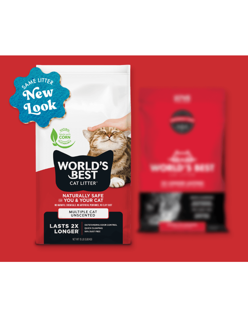 World's Best World's Best Cat Litter | Multiple Cat Unscented 28 lb (* Litter 12 lbs or More for Local Delivery or In-Store Pickup Only. *)