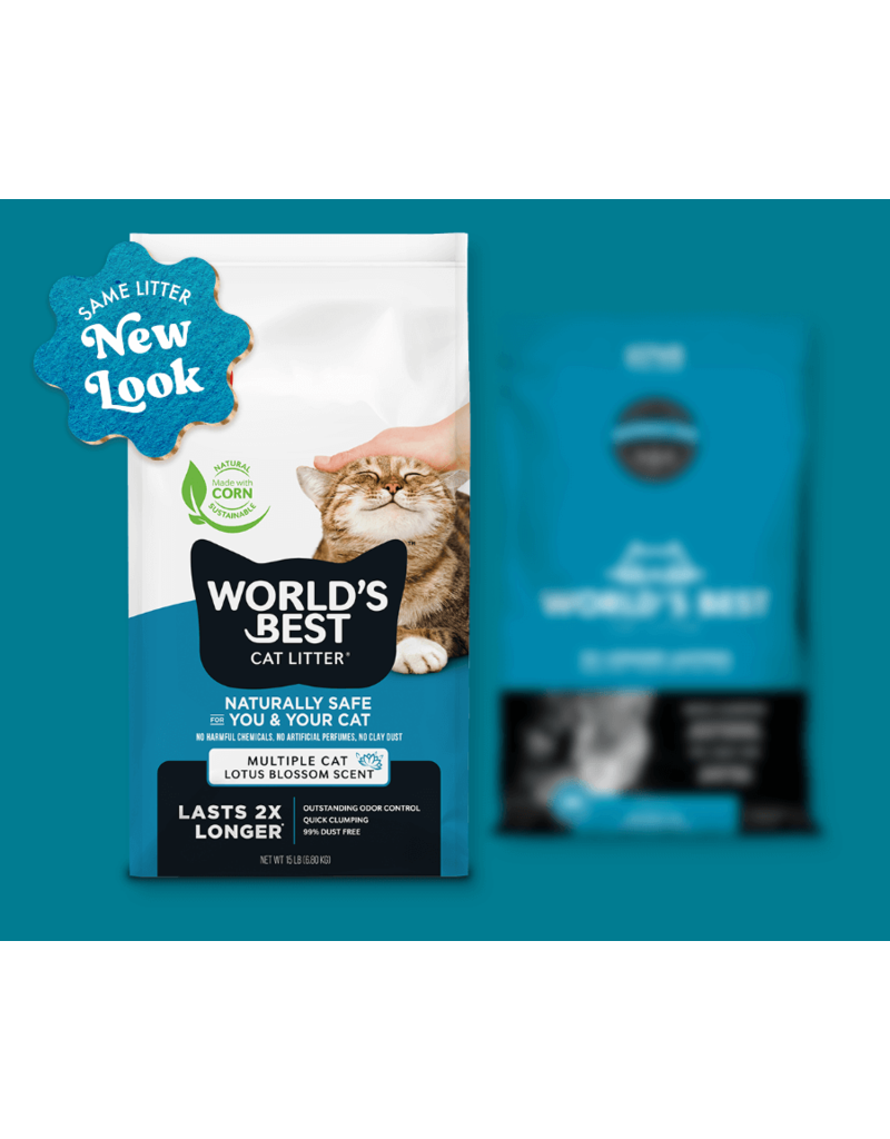 World's Best World's Best Cat Litter | Multiple Cat Lotus Scented 28 lb (* Litter 12 lbs or More for Local Delivery or In-Store Pickup Only. *)