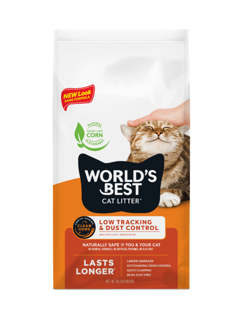 World's Best World's Best Cat Litter | Low Dust Track Unscented 8 lb