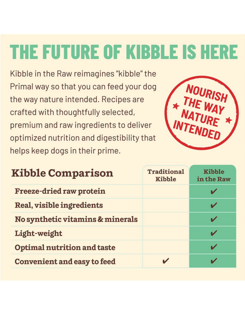 Primal Pet Foods Primal Kibble In The Raw | Canine Chicken 9 lb