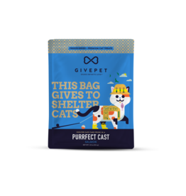GivePet, LLC GivePet Freeze-Dried Cat Treats | Purrfect Cast Salmon 1.25 oz