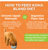 Koha Koha Bland Diet Dog Food | LID Chicken & White Rice w/ Pumpkin Pouch 12.5 oz 6 ct CASE