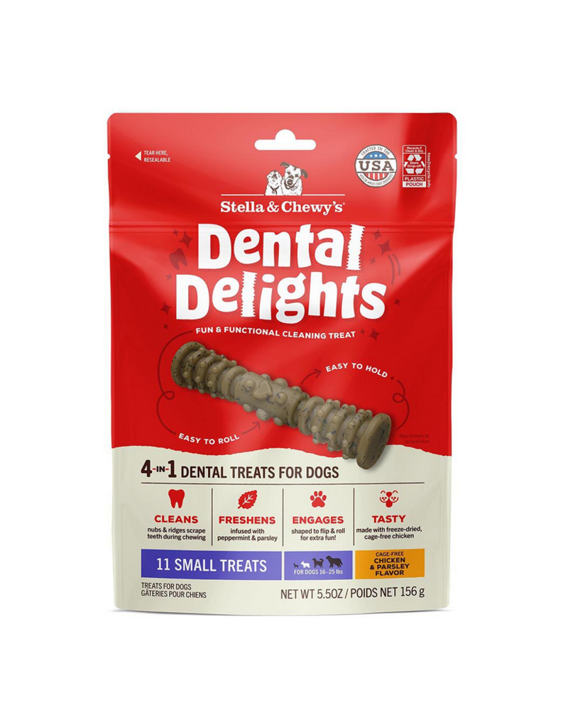 Stella & Chewy's Stella & Chewy's Dental Delights | Small 4-in-1 Treat for Dogs 11 ct 5.5 oz Bag