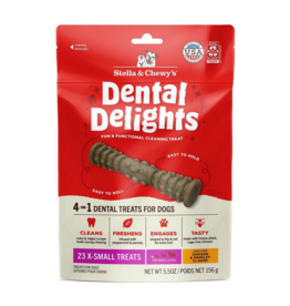 Stella & Chewy's Stella & Chewy's Dental Delights | Extra Small (XS) 4-in-1 Treat for Dogs 23 ct 5.5 oz Bag