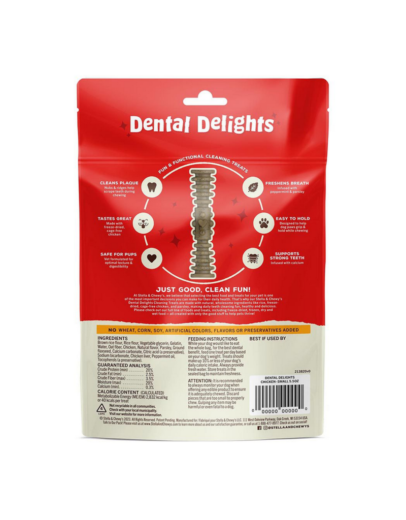 Stella & Chewy's Stella & Chewy's Dental Delights | Small 4-in-1 Treat for Dogs Single Serve 28 ct CASE