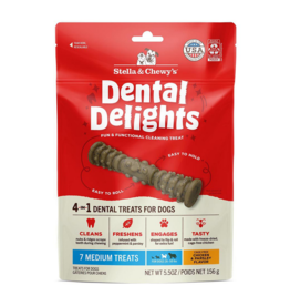Stella & Chewy's Stella & Chewy's Dental Delights | Medium 4-in-1 Treat for Dogs Single Serve 20 ct CASE