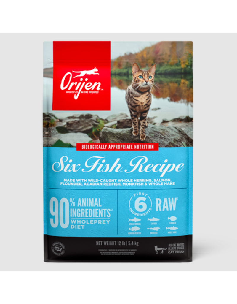 Orijen Orijen 90/10 Cat Kibble | Six Fish 7 lb
