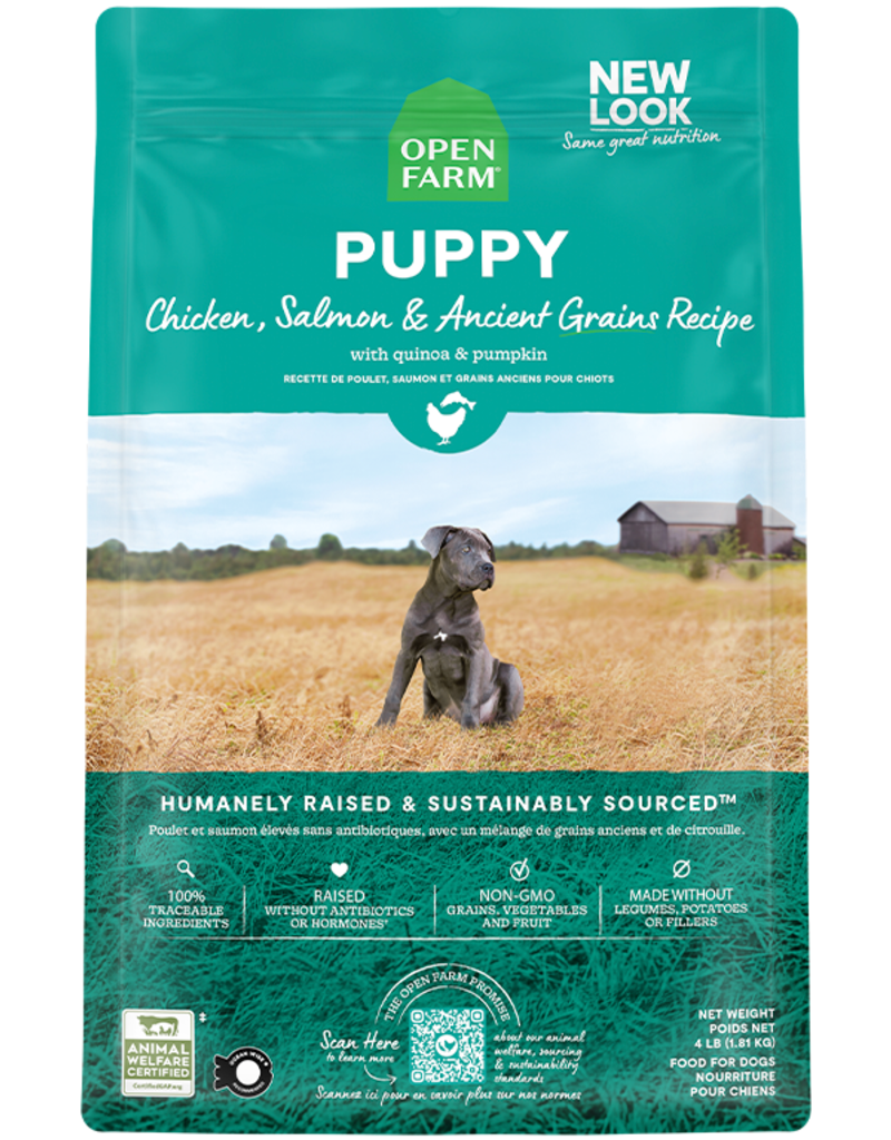 Open Farm Open Farm Ancient Grain Dog Kibble | Puppy Chicken & Salmon 22 lb