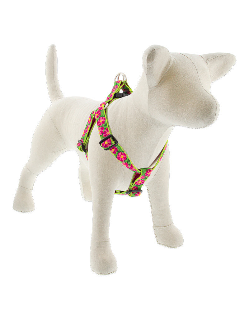 Lupine Lupine Originals 1/2" Step-In Dog Harness | Petunias 12-18"