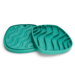 West Paw West Paw Sea Flex | Dog Feast Mat Waves Kelp
