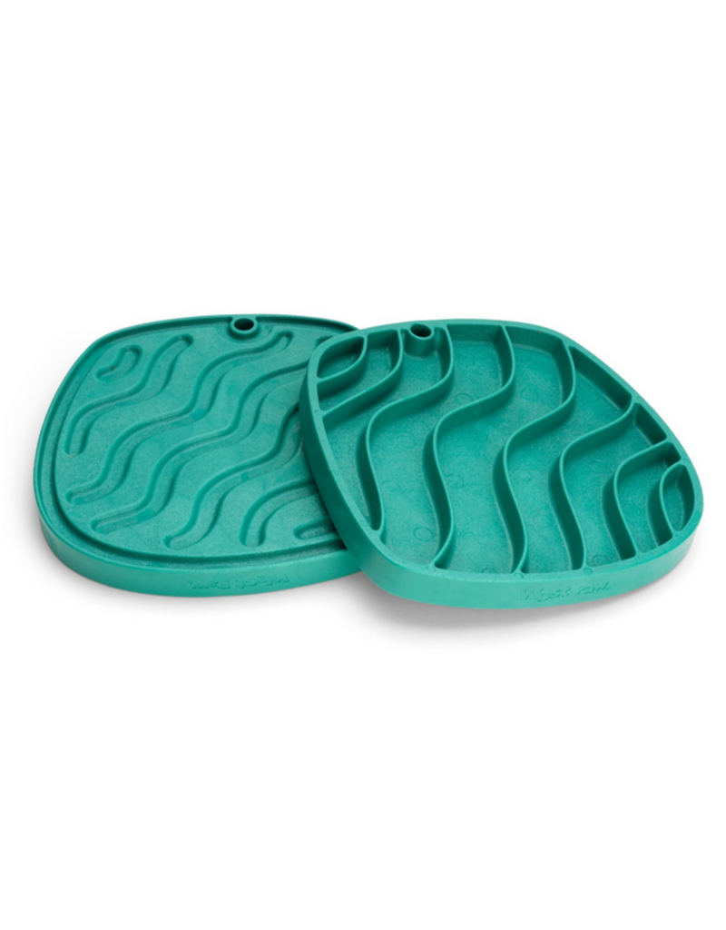 West Paw West Paw Sea Flex | Dog Feast Mat Waves Kelp
