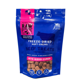 Raw Dynamic Raw Dynamic Air Dried Treats | Grass Fed Beef Soft Chews for Cats & Dogs 1.5 oz