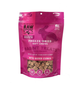 Raw Dynamic Raw Dynamic Air Dried Treats | Farm Raised Rabbit Soft Chews for Cats & Dogs 1.5 oz