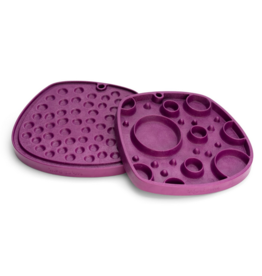 West Paw West Paw Sea Flex | Dog Feast Mat Bubbles Tropic Red